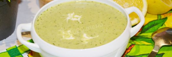 постный суп-пюре из зеленого горошка