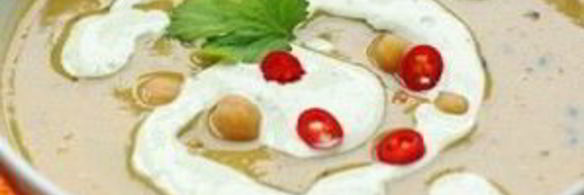 пряный суп-пюре из нута