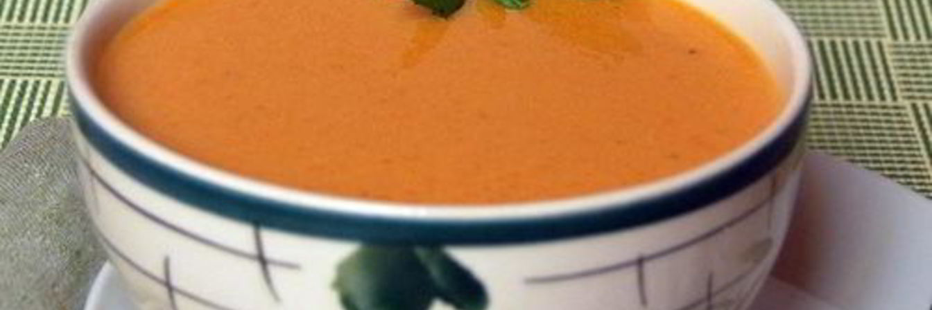 Сливочный суп-пюре с семгой