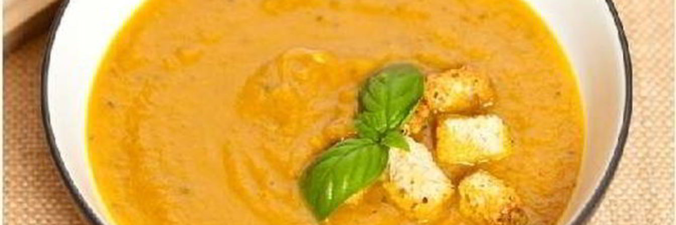 Суп-пюре из баклажанов