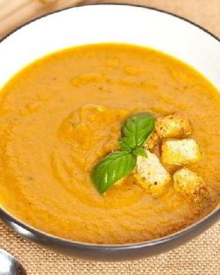 Суп-пюре из баклажанов