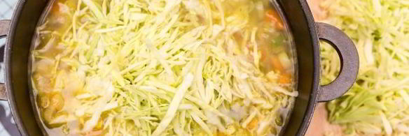 суп-пюре из белокочанной капусты