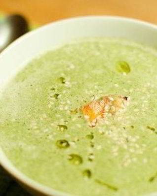 Суп-пюре из брокколи без картофеля