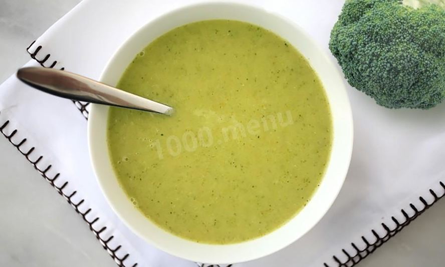 Рецепт супа пюре из брокколи и кабачков