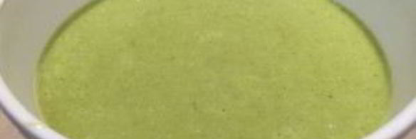 суп-пюре из брокколи с сыром