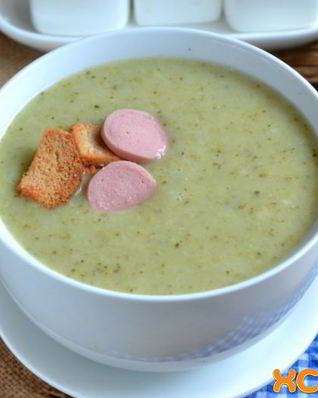 Суп-пюре из брокколи со сливками