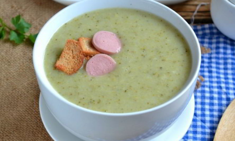 Рецепт супа-пюре из брокколи со сливками