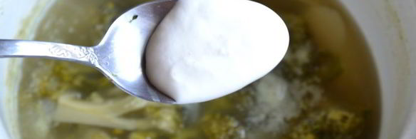 суп-пюре из брокколи со сливками