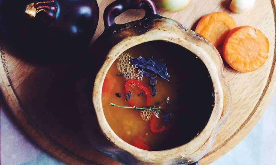 Рецепт супа-пюре из чечевицы со сладким перцем