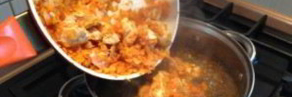 суп-пюре из чечевицы зеленой