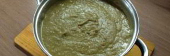 суп-пюре из чечевицы зеленой