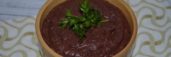 суп-пюре из фасоли