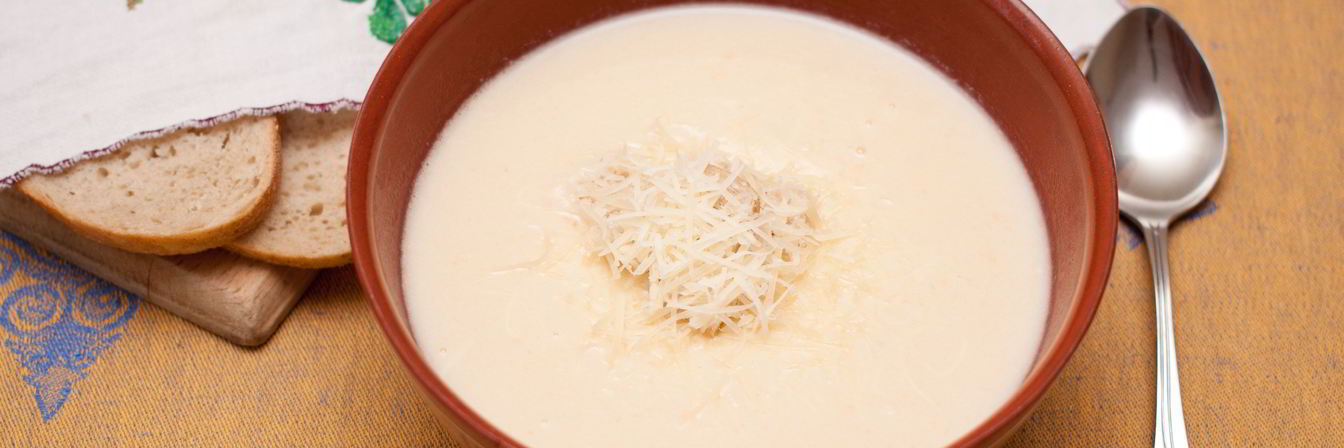 Суп-пюре из кабачка и цветной капусты