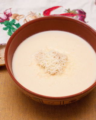 Суп-пюре из кабачка и цветной капусты