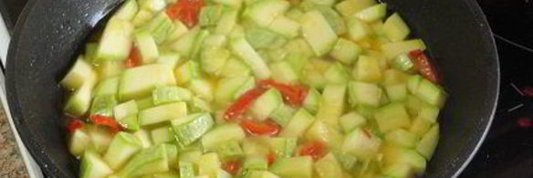 суп-пюре из кабачка и жареной перловки