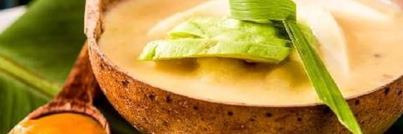 Суп-пюре из картофеля с авокадо