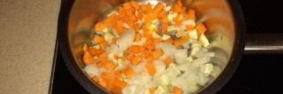 суп-пюре из красной чечевицы