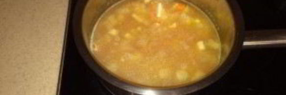 суп-пюре из красной чечевицы