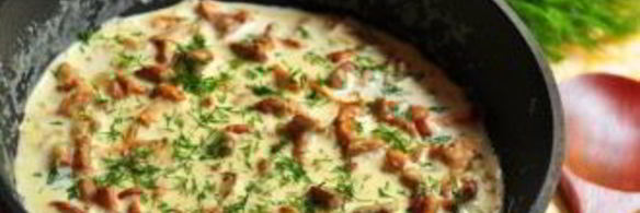 суп-пюре из лисичек