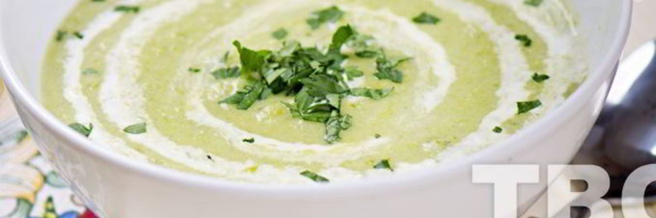 Суп-пюре из лука порея