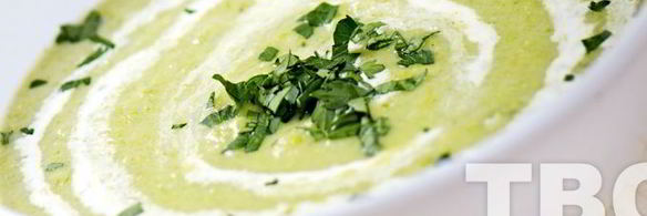 суп-пюре из лука порея