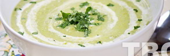 суп-пюре из лука порея