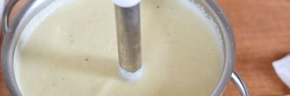 суп-пюре из овощей с семгой