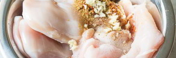 суп-пюре из печеного перца с курицей