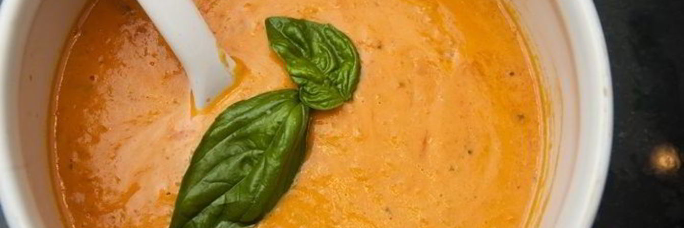 Суп-пюре из помидоров с рисом