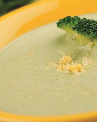 Суп-пюре из порея и брокколи