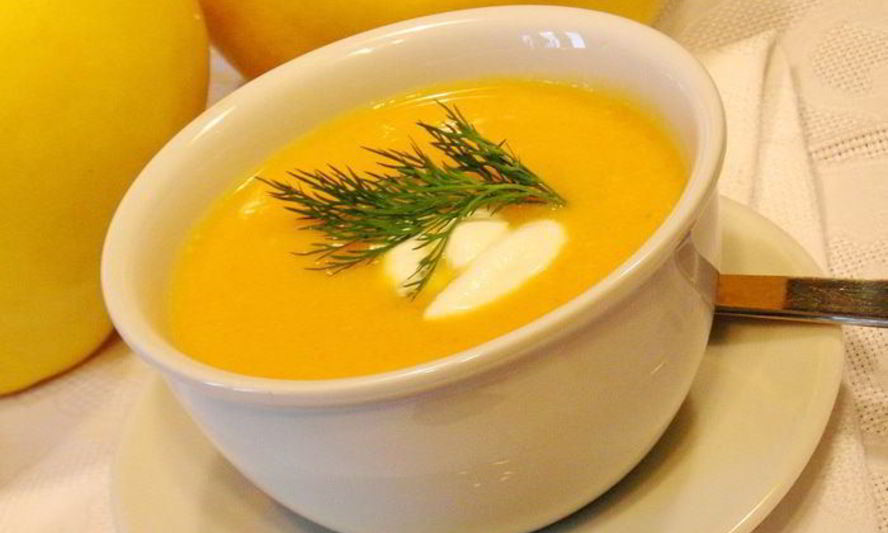 Рецепт супа-пюре из репы, сельдерея, курицы и тыквы