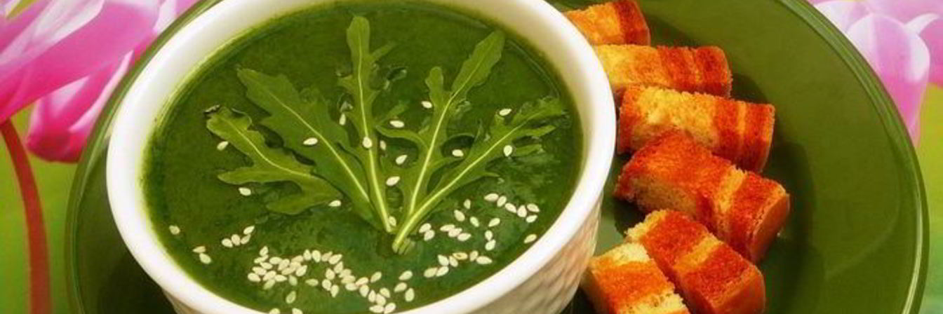 Суп-пюре из руколы