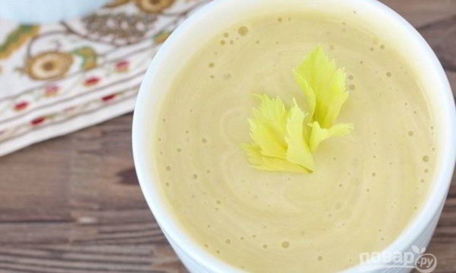 Рецепт супа-пюре из сельдерея