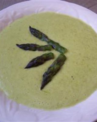 Суп-пюре из спаржи