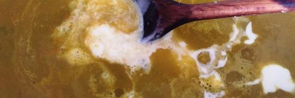 суп пюре из стеблей сельдерея