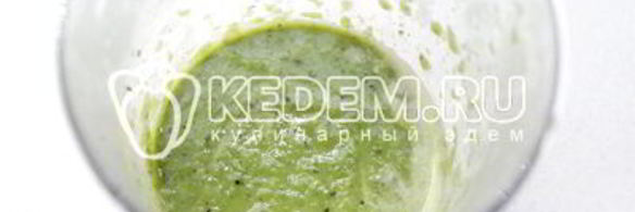 суп-пюре из стручковой фасоли с рыбой