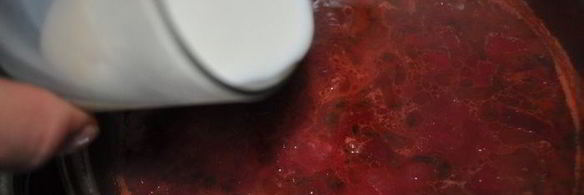 суп-пюре из свеклы с апельсином и замороженным йогуртом