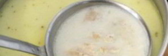 суп-пюре из цветной капусты с курицей