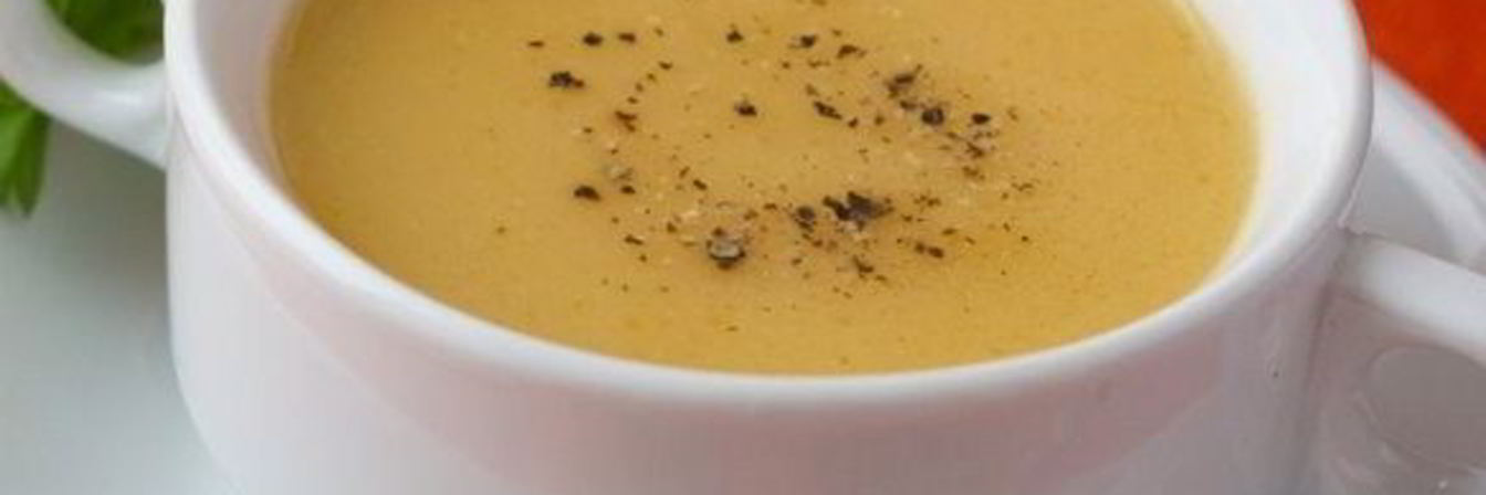 Суп-пюре из тыквы с помидорами