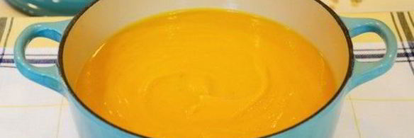 суп пюре из тыквы с яблоком