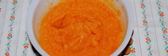 суп-пюре из запеченной тыквы и помидоров