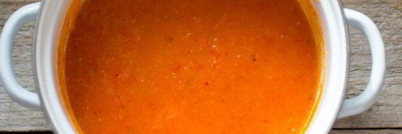 суп-пюре из запеченных овощей