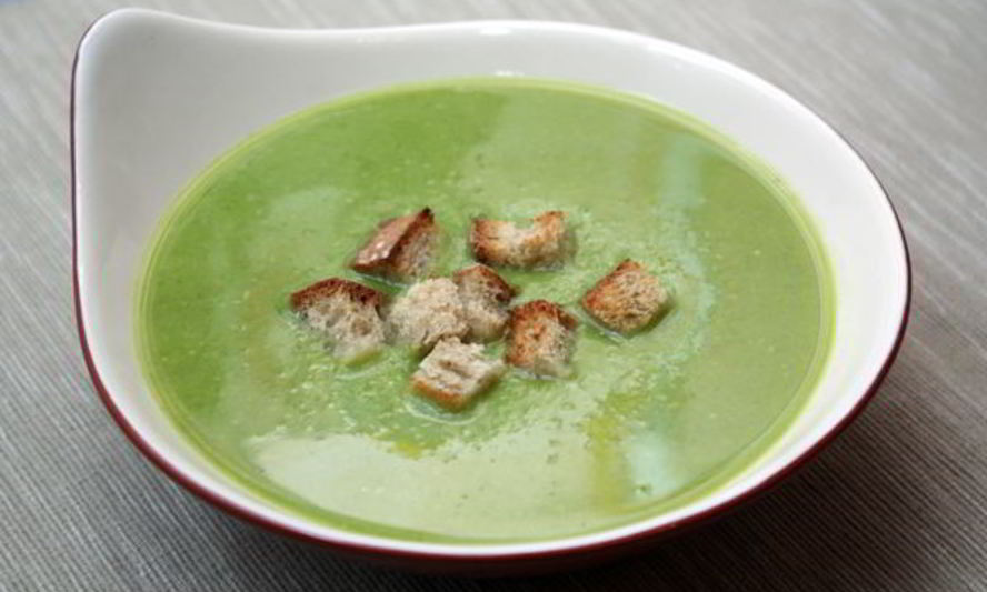 Рецепт супа-пюре из зеленого горошка