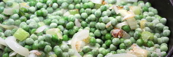 суп-пюре из зеленого горошка