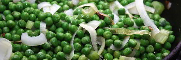 суп-пюре из зеленого горошка