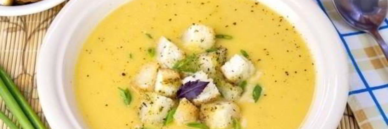 Суп-пюре с чечевицей