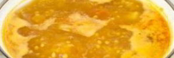 суп-пюре с чечевицей