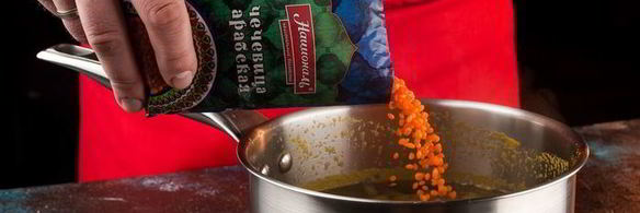 суп-пюре с красной чечевицей