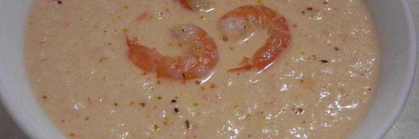 Суп-пюре с морепродуктами