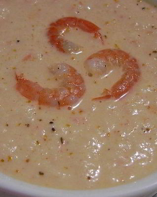Суп-пюре с морепродуктами